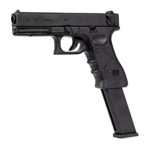 Umarex - Replika ASG pistoletu Glock G18C - Czarna - UMA-02-028516 - Pistolety ASG Green Gas