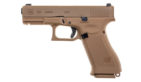 Umarex - Replika pistoletu Glock 19X - GBB - Coyote - 2.6459 - Pistolety ASG Green Gas