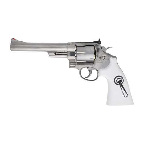 Umarex - Rewolwer wiatrówka CO2 Smith&Wesson 629 Trust Me - 4,5 mm - Srebrny/Biały - 5.8175 - Wiatrówki krótkie