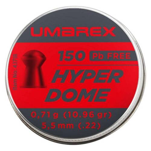 Umarex - Śrut Diabolo Hyperdome - Kaliber 5,5mm - 150 sztuk - Bezołowiowy - 4.1718 - Śrut Diabolo do wiatrówek