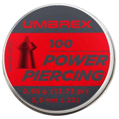 Umarex - Śrut do wiatrówek Power Piercing - 5,5 mm - 100 szt - 4.1720 - Śrut Diabolo do wiatrówek