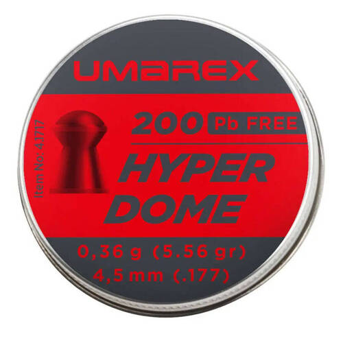 Umarex - Śrut do wiatrówki Hyperdome - 4,5 mm - 200 szt - 4.1717 - Śrut Diabolo do wiatrówek