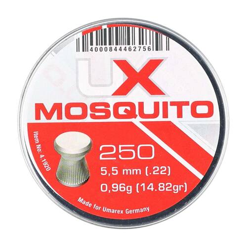 Umarex - Śrut do wiatrówki Mosquito - 250 szt. - 5,5 mm - 4.1920 - Śrut Diabolo do wiatrówek