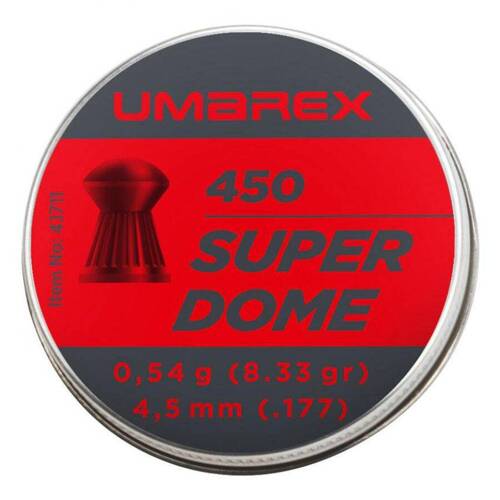 Umarex - Śrut do wiatrówki Superdome - 4,5 mm - Diabolo - 500 szt - 4.1711 - Śrut Diabolo do wiatrówek