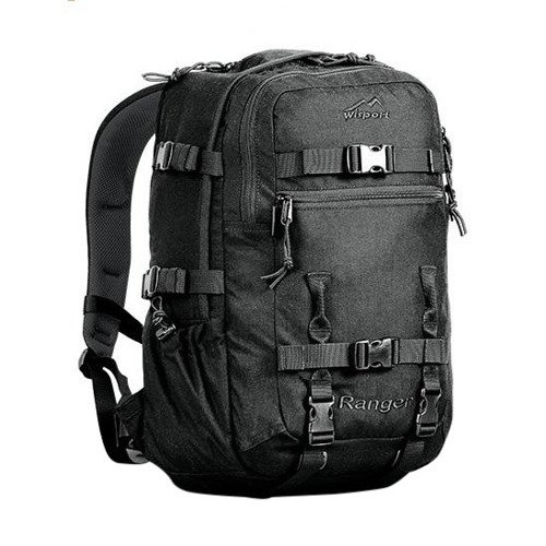WISPORT - Plecak Ranger - 30L - Czarny - Wycieczkowe, patrolowe (26-40 l)