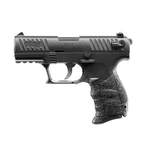 Walther - Replika pistoletu ASG P22Q - Sprężynowa - 6 mm - Czarna - 2.5891 - Pistolety sprężynowe ASG