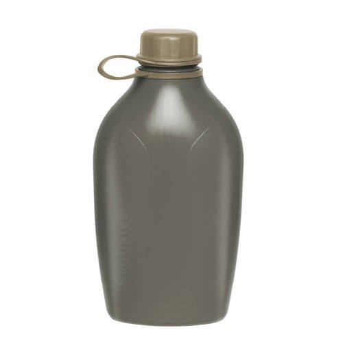 Wildo - Butelka Explorer Bottle - 1000 ml - Szary / Khaki - HY-EBT-PE-13 - Bidony, bukłaki, manierki