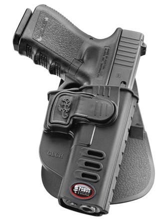 Fobus - Kabura Glock 17, 19, 19X, 22, 23, 31, 32, 34, 35 - Płetwa Standard - Prawa - GLCH - Кобури для пояса