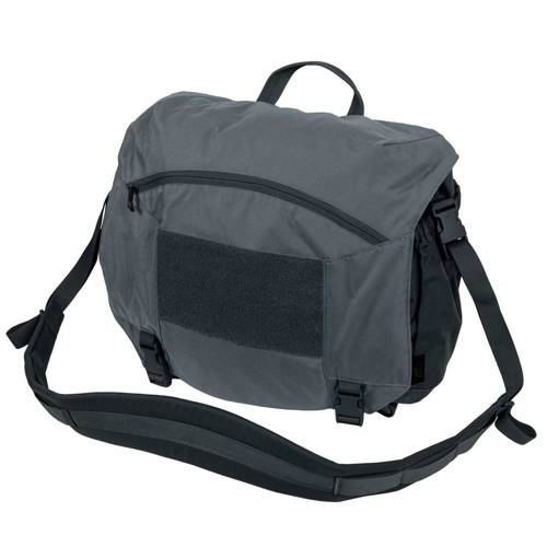 Helikon - Сумка Urban Courier Bag Large® - Cordura® - Shadow Grey / Чорний- TB-UCL-CD-3501A - Військові та тактичні сумки