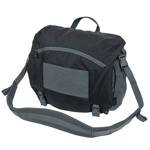 Helikon - Сумка Urban Courier Bag Large® - Cordura® - Чорний / Shadow Grey - TB-UCL-CD-0135A - Військові та тактичні сумки