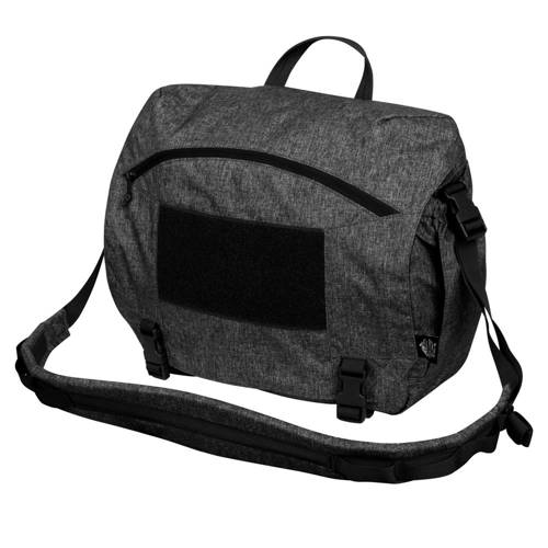 Helikon - Сумка Urban Courier Bag Large® - Нейлон - Чорний / Сірий меланж - TB-UCL-NL-M1 - Військові та тактичні сумки