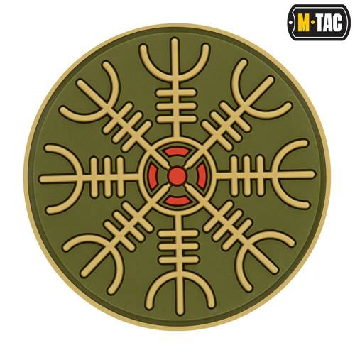 M-Tac - Нашивка 3D PVC Hełm Grozy - Olive - 51221001 - Нашивки PVC 3D