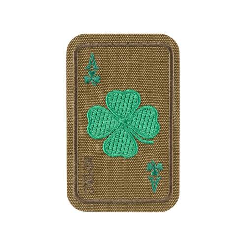 M-Tac - Нашивка Lucky Card - Cordura 500D - Clover - Coyote - 51391005 - Інше