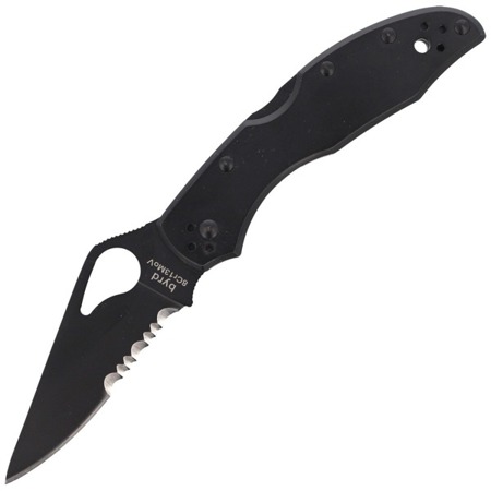 Spyderco - Nóż składany Byrd Meadowlark™ 2 Stainless Black / Black Blade CombinationEdge - BY04BKPS2 - Ножі зі складаним лезом