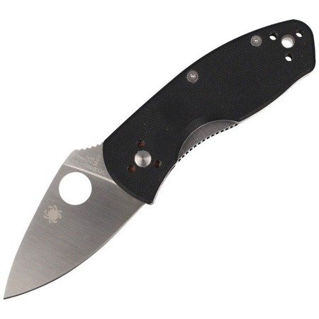 Spyderco - Складаний ніж Ambitious G-10 Black Plain - чорний - C148GP - Ножі зі складаним лезом