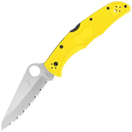 Spyderco - Ніж Pacific Salt 2 FRN - Spyder H2 - жовтий - C91SYL2 - Ножі зі складаним лезом